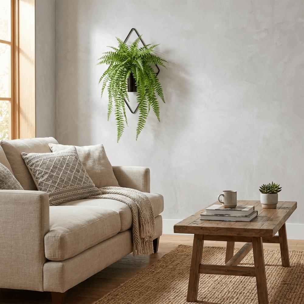 2PCS Decorative Wall Hanging Vase Iron Dried Flower Holder Modern Metal Wall Vase  Home Decor
