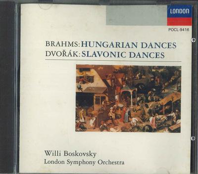 CD BRAHMS, DVORAK - Brahms: Hungarian Dances Dvorak: Sl POCL9416 POLYDOR 1992 Japan Classical Used