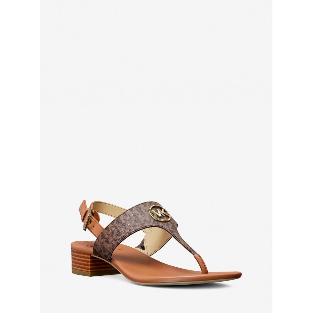 

Michael Kors Hannah Thong Sandals 49s5hnfs2b200 Brown 5.5