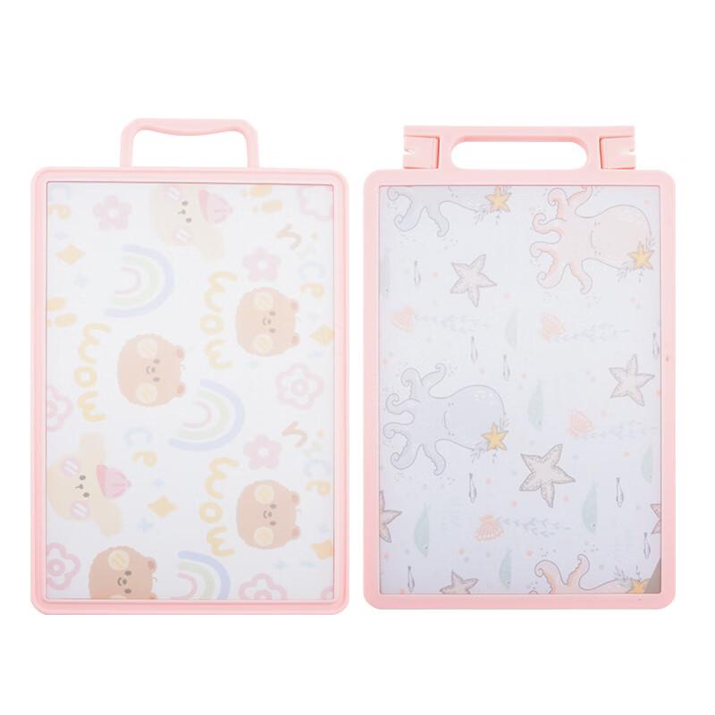Wutuo Bear Pattern Non-slip Plastic Cutting Board Set
