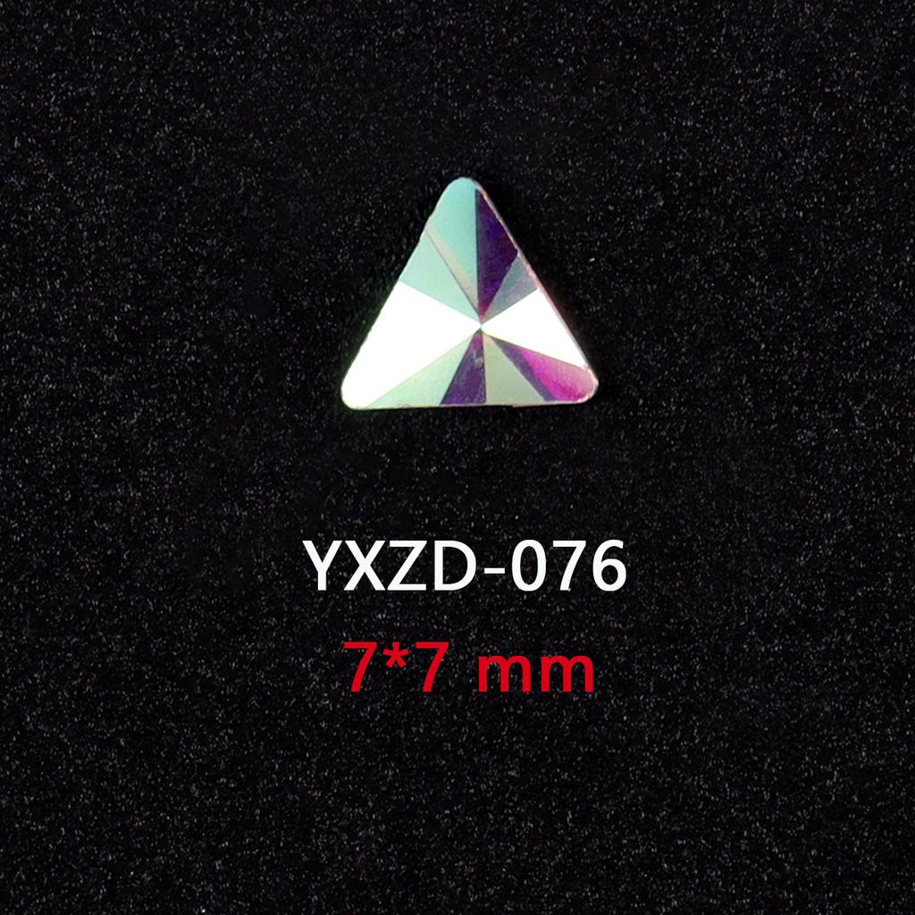 AB Farbe Flachboden Speziell geformter Diamant Symphonie Liebe Stern Schmetterling Nagel Glas Nagelkunst Tragen Nagel Kleiner Schmuck