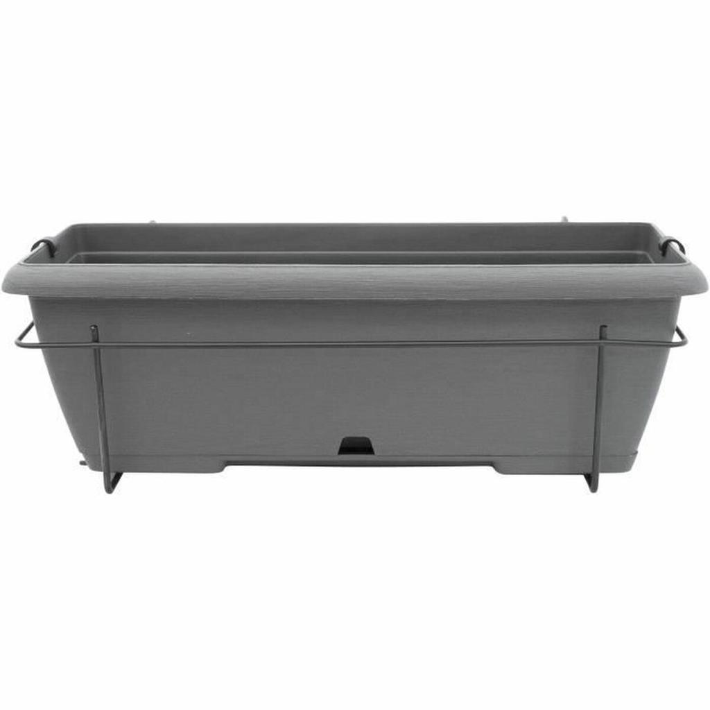 Planter Garden ID Anthracite Stone Effect 50 Cm