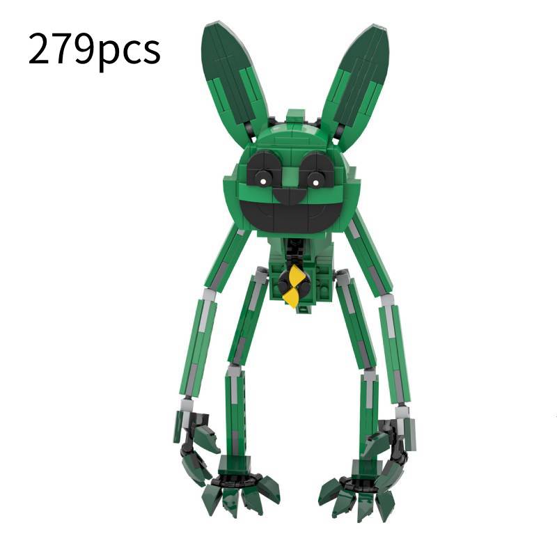 

Critters Poppy Smiling Building Blocks Childrens Puzzle Toys зелений