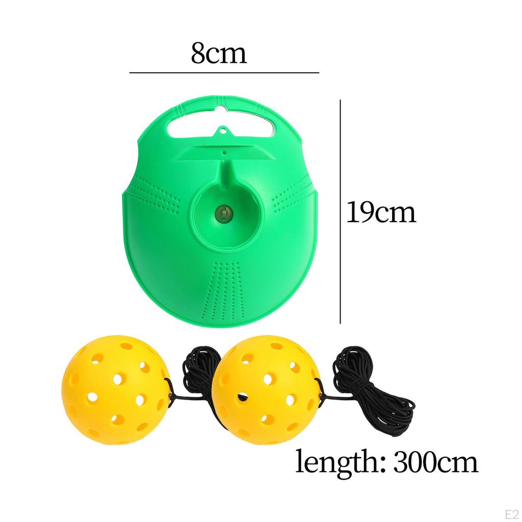 Pickleball Training Tool with Ball Rope Enhances Skills Self Study Sports