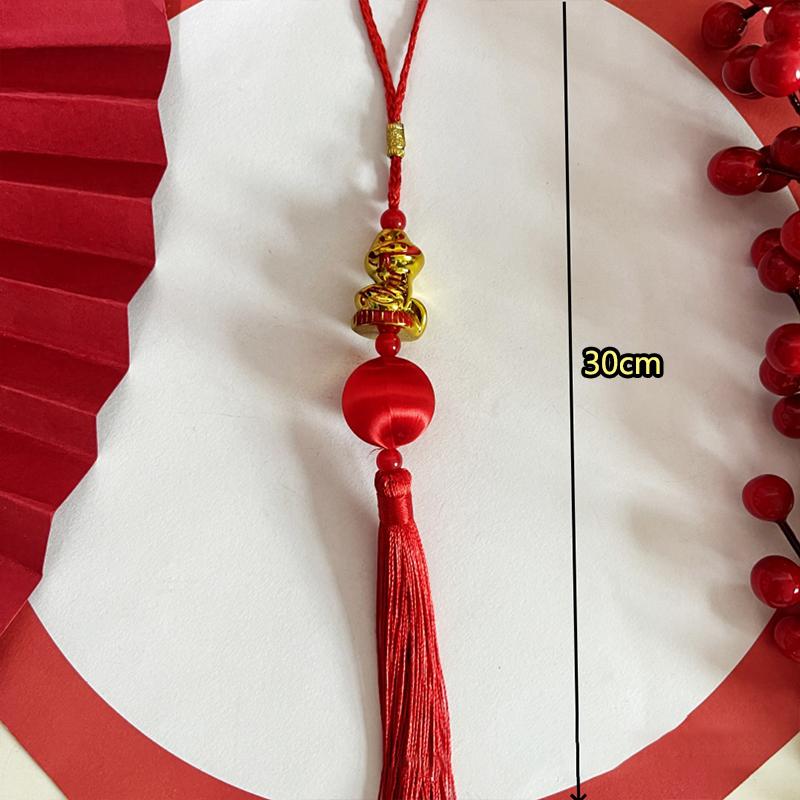 

1 шт. 2025 год Змеи позолоченный пластиковый зодиакальный змея Юаньбао подвеска счастливый талисман новогодние украшения для дома и автомобиля