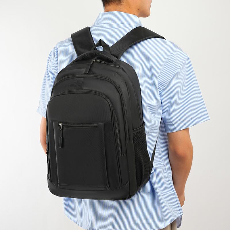 17.3-Inch Laptop Backpack - Adjustable Shoulder Strap, Commuter Bag, Stylish Backpack, Secure Zipper Closure