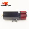 Universal 0.5L Brushed Baffled Oil Catch Tank Can with Breather Filter Aluminum 9MM 10AN Round Can Oil Catch Can