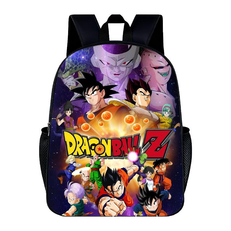 DragonBall Backpack Son Goku Goten Vegeta IV Cartoon Character Print Schoolbag Lightweight Large Capacity Student Backpack Gifts