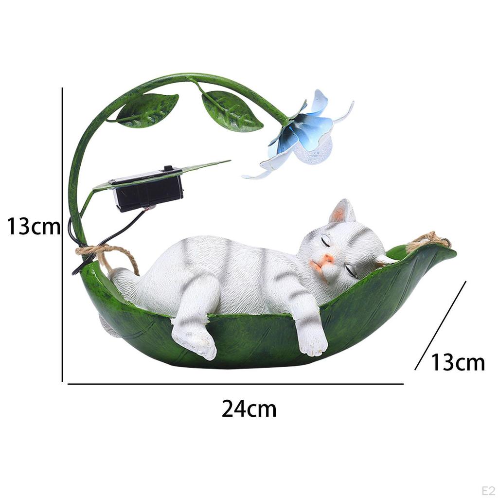 Zvířecí závěsné solární světlo dekorativní socha Umění zahradní lampa dekorace pro