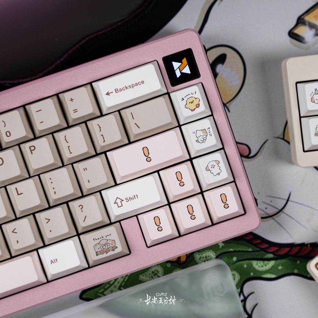 JJKDK Retro Fairy Tale PBT Dye-Sublimation Mechanical Keycaps for 68, 75, 87, 98, and 104 Layouts