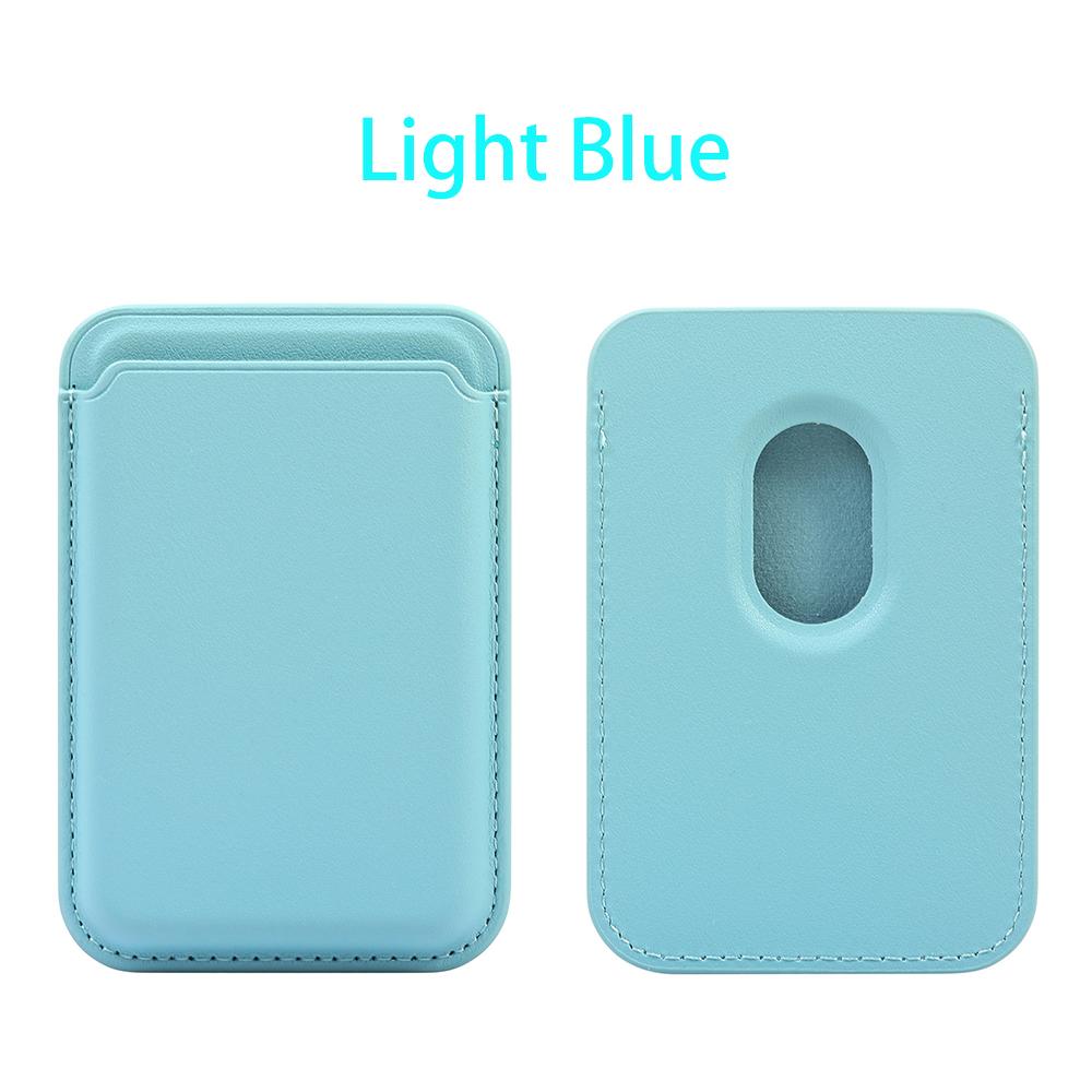 Carteira Magnética Universal de Couro MagSafe Porta-Cartões Bolso para Cartões com Fixação Forte para Iphone Samsung Xiaomi OPPO Motorola Google
