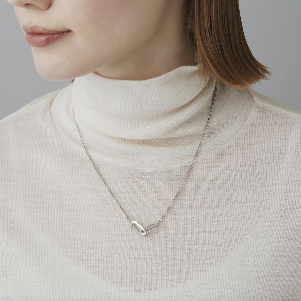 4.C.Homme Plus Silver Necklace 112334320904