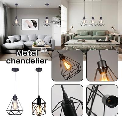 Retro Simple Modern Metal Ceiling Light Shade Pendant Light  Shade Nordic Dining Room Table Lamp Bar Industrial Style Lampshade
