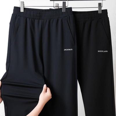 Herren Übergröße Herbst Casual Locker Sitz Elastische Hose