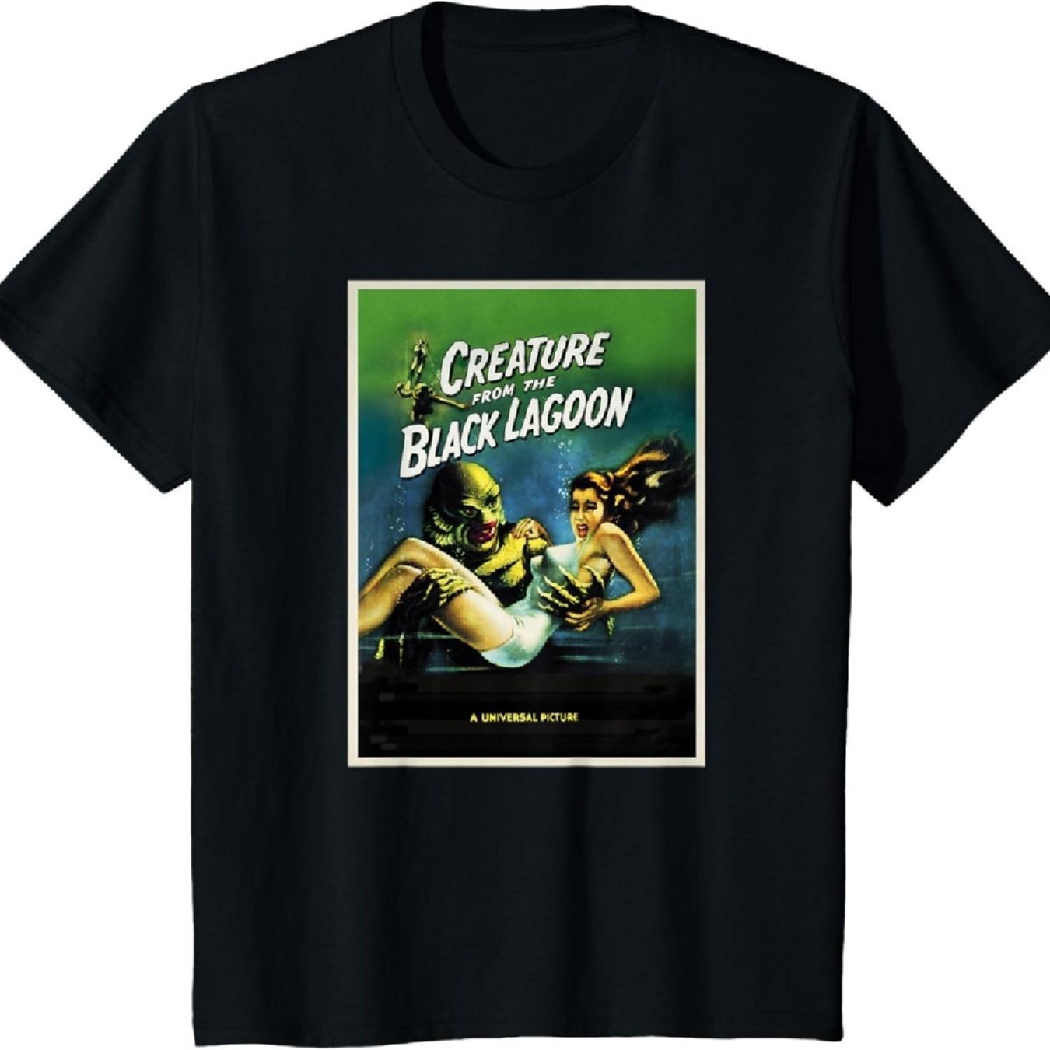 

Kids Creature from the Black Lagoon Poster Art T-Shirt XXXXXL чёрный