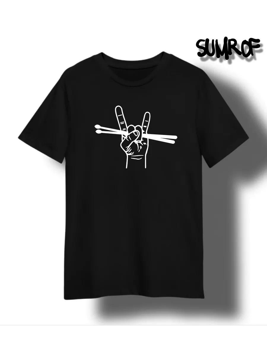 Black meme printed T-shirt M