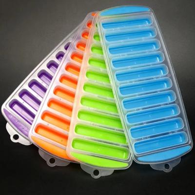 2025 10 Holes Silicone Forms Long Strip Finger Biscuit Silicone Mold Oven Cake Puff Ice Cube Mould Tray Bakeware DIY Baking Tools - for -