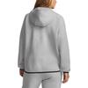 (WMNS) Under Armour Unstoppable Fleece Full Zip Jacket 'Light Grey' Women's 1379842-011