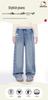 Hello Kitty Girls' Starburst Denim Wide-Leg Jeans