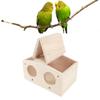 Wooden Pet Bird Nests House Breeding Box Cage Birdhouse Accessories for Parrots Swallows