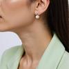 Natural Pearl Stud Earrings S925 Sterling Silver Inlaid Fashion Sense Xiaohongshu