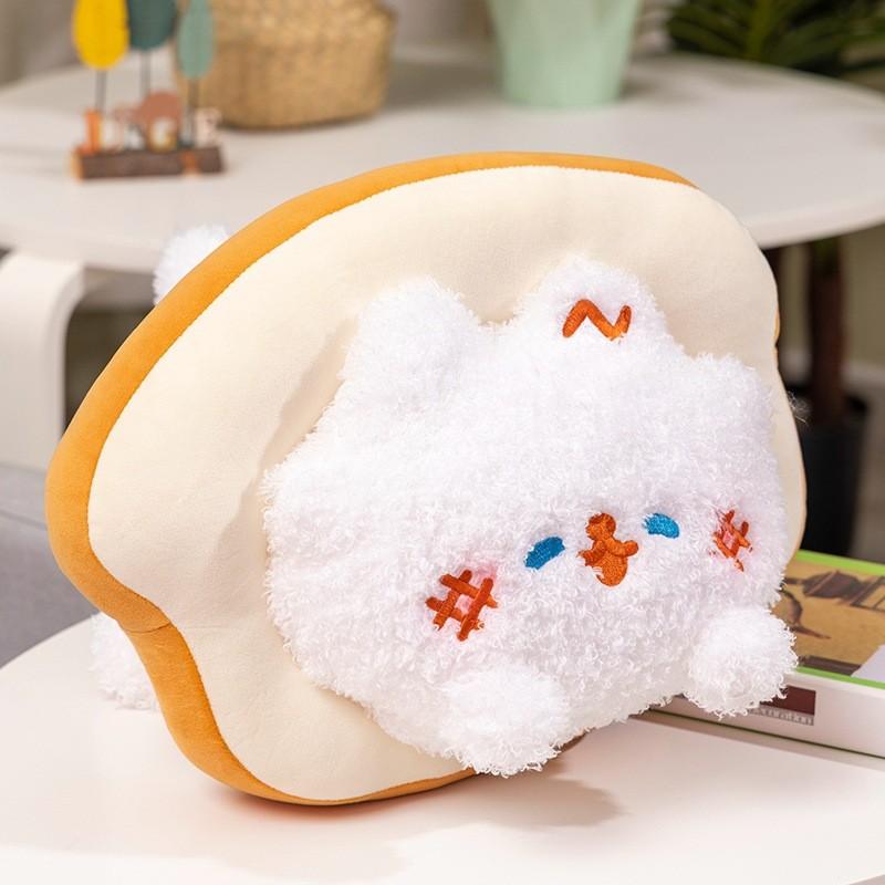 Heart Bread Love Tulip Cat Plush Toy Stuffed Animal Doll Kids Birthday Gift