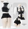 Moonlit Whispers: Sexy Lingerie & Tempting Hollow-Out Role-Play Costume Set
