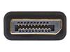 Adaptör - Tripp Lite - DP - VGA - Aktif - 6 inç - Siyah