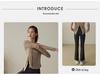 Women's Loose-Fit Long Sleeve Sport Top for Running & Pilates