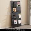 Nordic Floor-Standing Bookshelf: Multi-Layer Wall Storage Rack for Magazines and Picture Books