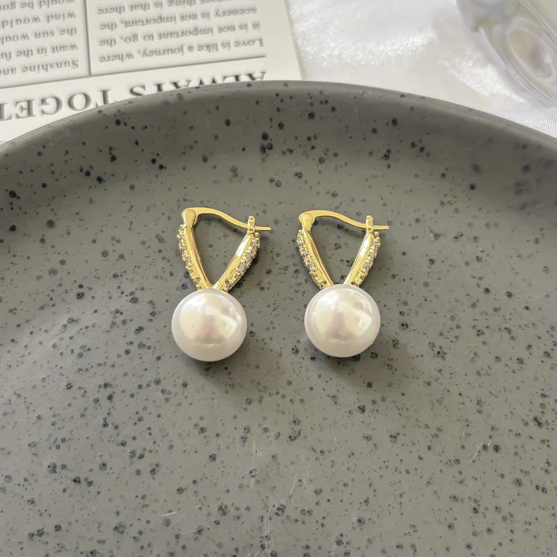 Boucles d'oreilles de luxe rétro français café ambré - Puces élégantes pour femmes avec design de niche