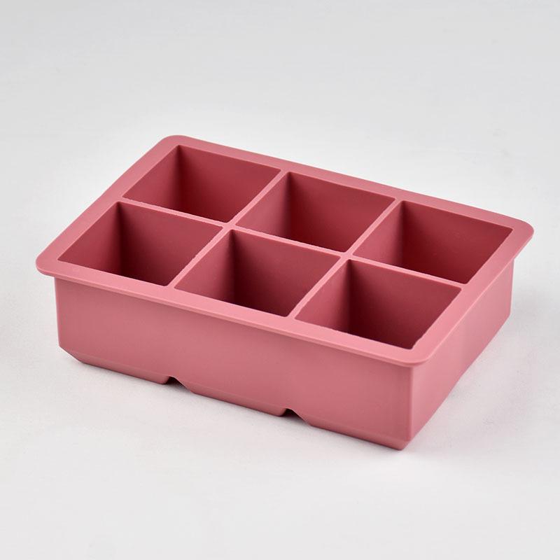 Summer Six-Grid Quick Freeze Food-Grade Ice Cube Tray Mold