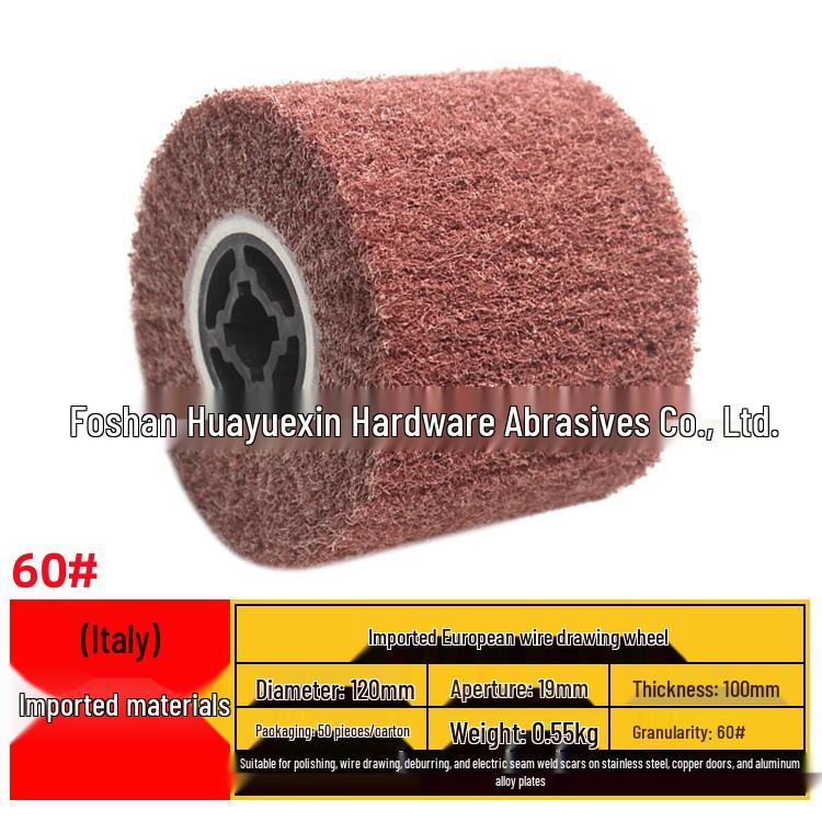 120x100mm Green Scouring Pad Brushed Wheel for Metal & Stainless Steel Polishing