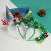 Weihnachts-Haarband Cosplay-Kostüm Kopfschmuck Party Bühnenauftritte Stirnband Feiertags-Kopfschmuck Verkleidung Haaraccessoire