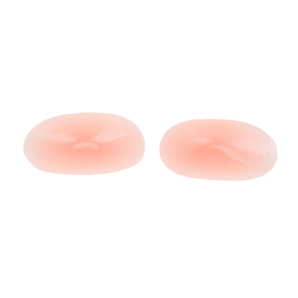 2pcs Shoulder Pads Soft Silicone Self Adhesive Prevent Slip Reusable Shoulder Push Up Pads