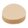 100Pcs 64mm Round Coffee Filter Unbleached Natural Coffee Filter Paper for 1 to 2 People Measure