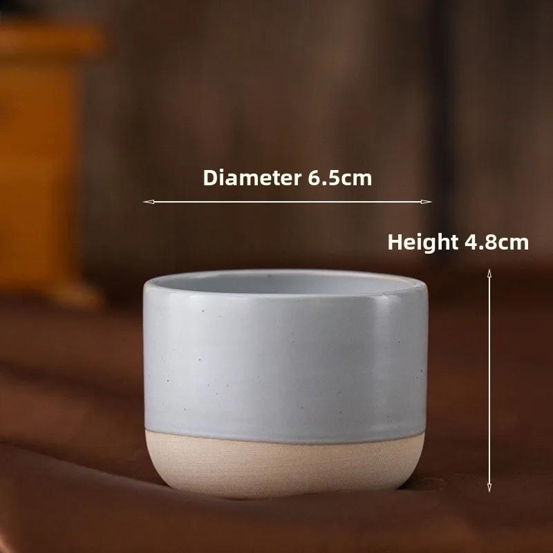 Vintage Coffee Mug 100ml 170ml 200ml ceramics Tea cup Japanese-style cafes Drinkware Stoneware Espresso for Restaurants Hotels