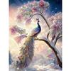 DIY Diamantové malování Krásný páv Křížkový steh Sada Mozaikové umění Diamantové malování Plný kruh Diamant Domácí dekorace