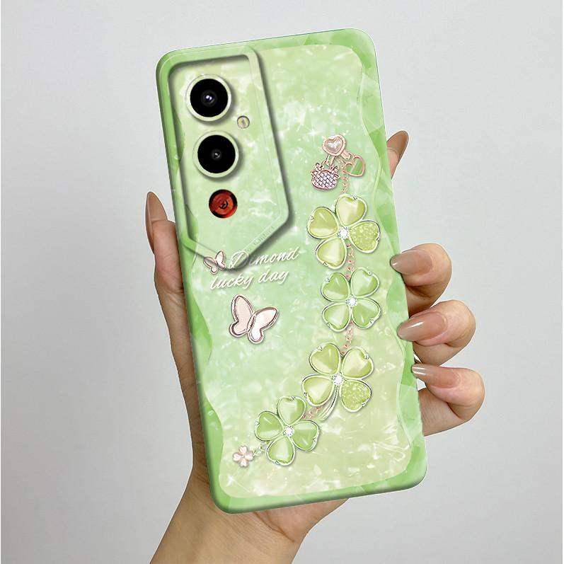 For Tecno Pova 4Pro LG8n Back Cover For Techno Pova 4 Pro Pova4 LG7n Case Silicone Aesthetic Pretty Butterfly Flower Soft Bumper