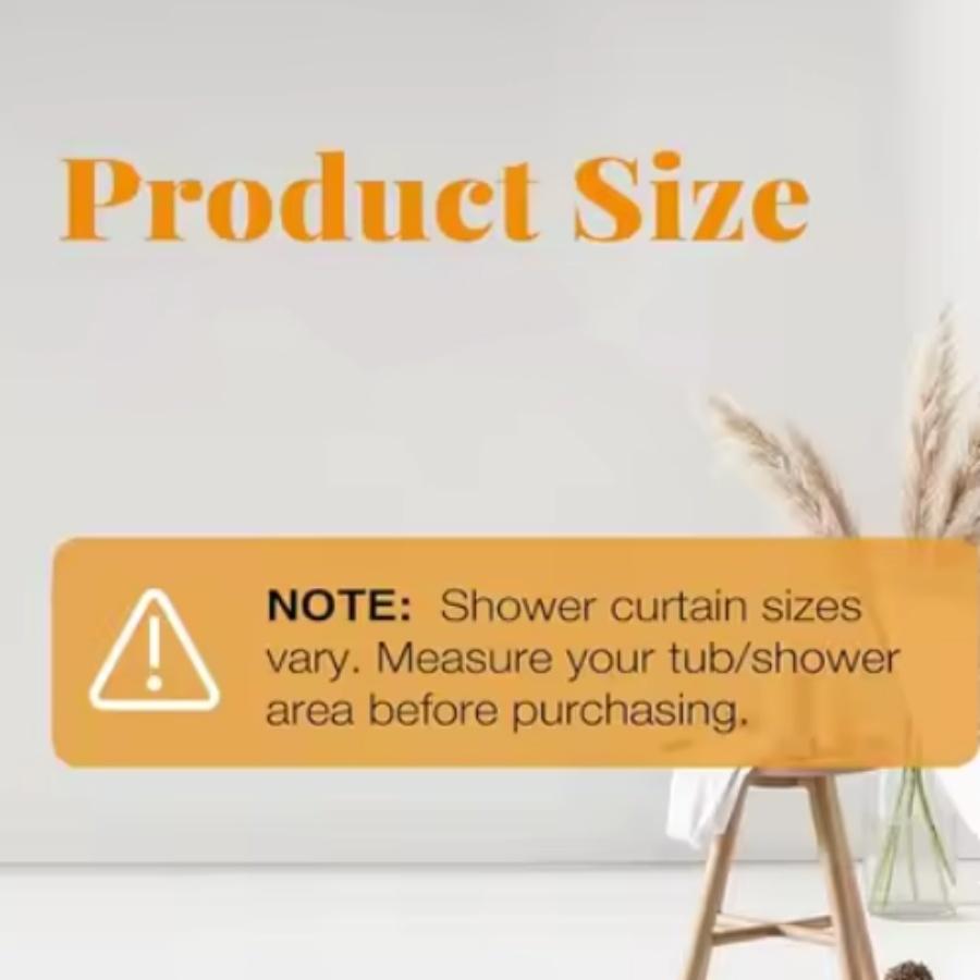 1Pc Crushed Stone Pattern Pebble Shower Curtain 3D Effect Semi-Transparent Waterproof Bathroom Decor