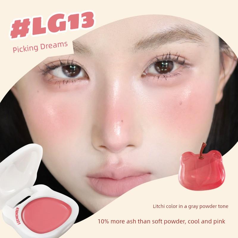 New Color, New! Leemember LEEMEMBER Lychee Series Water Light Blusher Milk Cream Blush Powder Lg12 Lg13