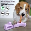 Teeth Cleaning Toys for Small Dogs Dog Treat Stick Holder Prevents Choking Rubber Chew Toy Pet Holder Branch Shape Toy And Medium Shape