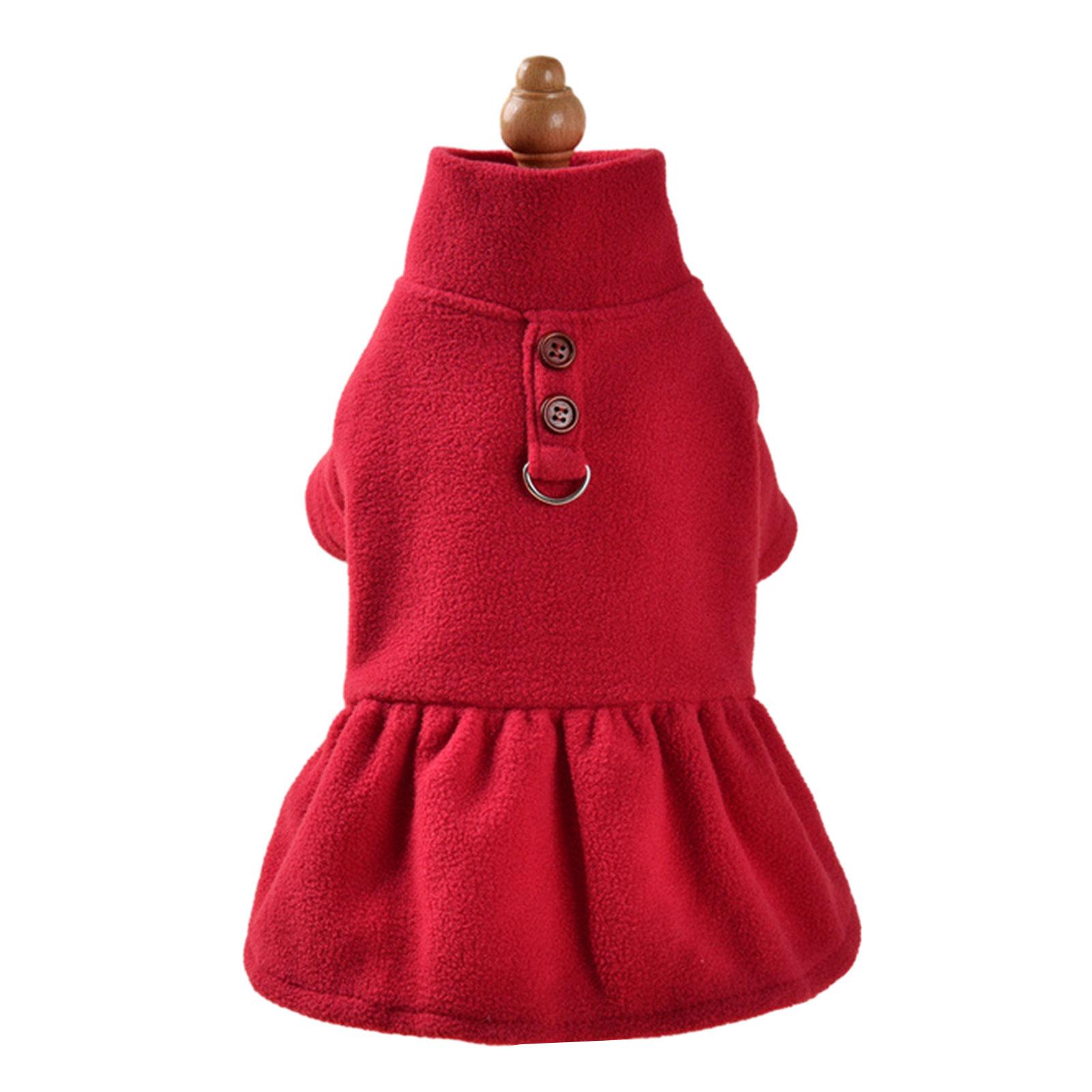 

Юбка-платье для собак для средних и крупных собак, пушистое клетчатое пальто, одежда для собак, пуловер, пижама для щенка, платье, рождественская толстовка XS