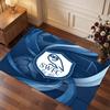 Sheffield Wednesday Football Print Crystal Velvet Rug, Comfortable Water Absorbent Non Slip Indoor Floor Carpet