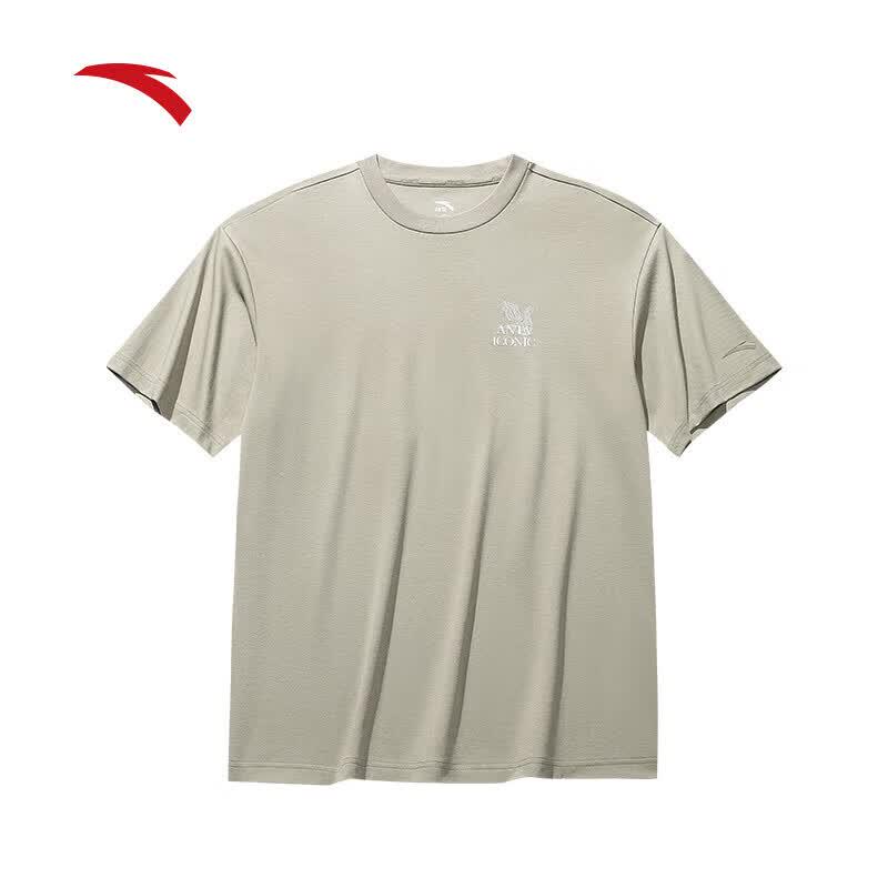 Anta Men's Ice Silk Print Round Neck T-Shirt