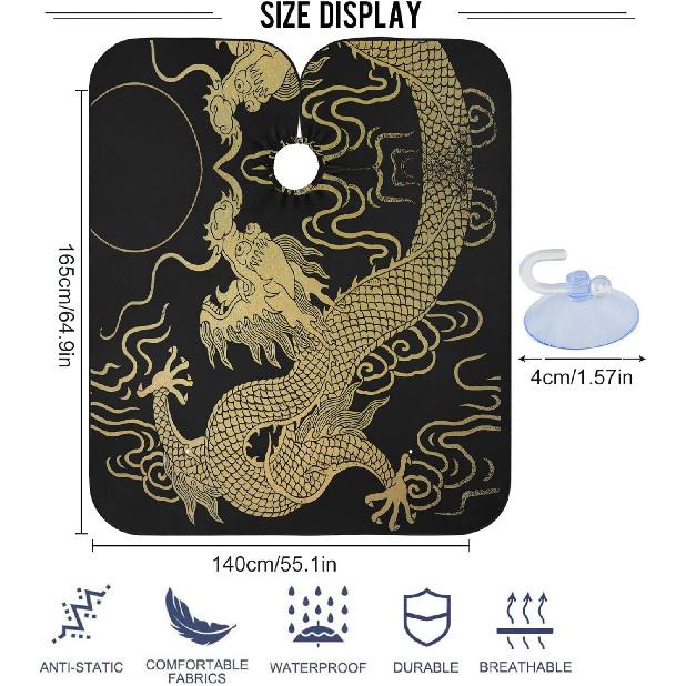 Stylish Barbershop Salon Barber Cape Haircut Cape Salon Apron Unisex Hair Cutting Cape Hairdressing Cape Apron for Men Women