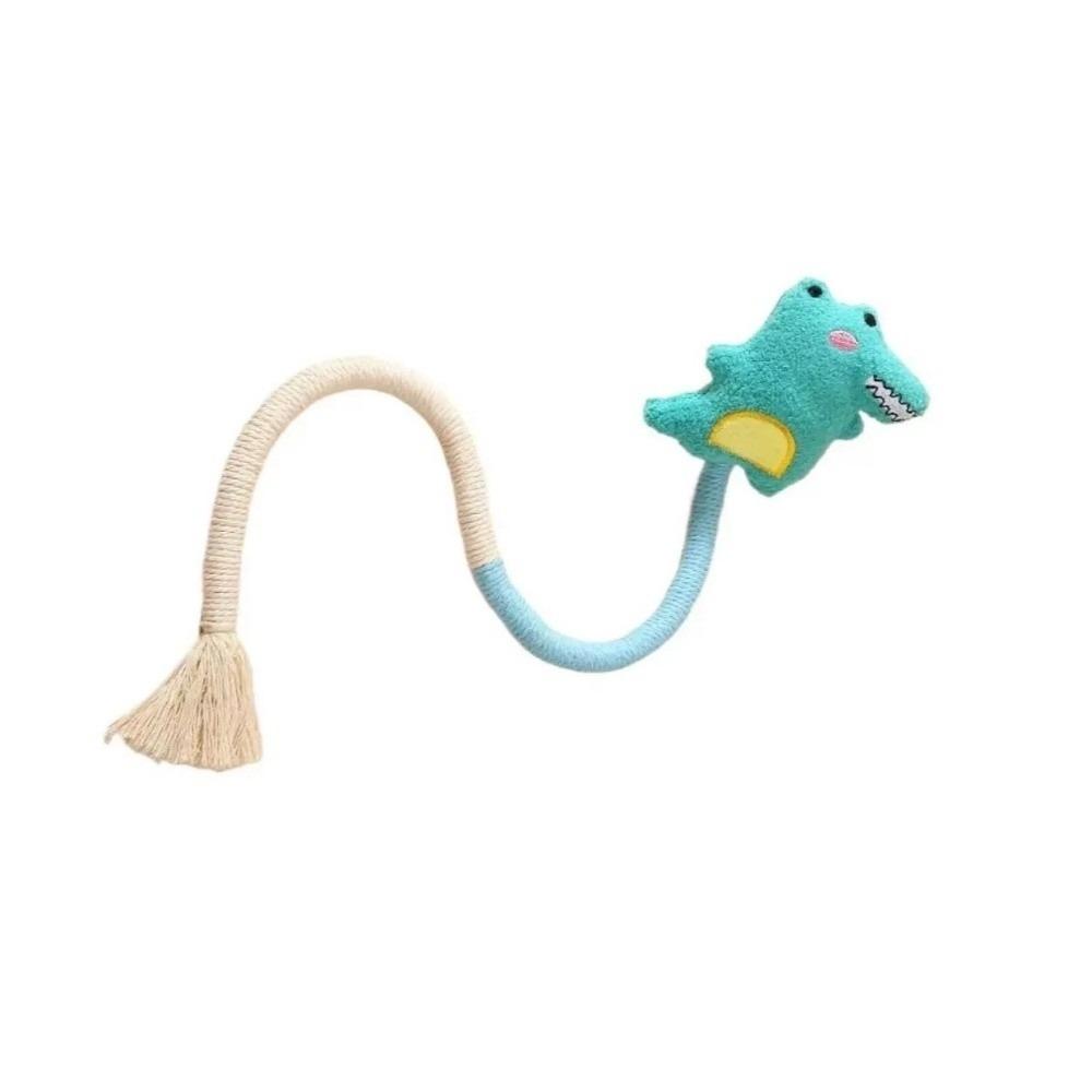 Dinosaur Cat Chew Toy Carrot Cat Scratcher Toy Cat Supplies Cat Biting Rope  Dog Crocodile