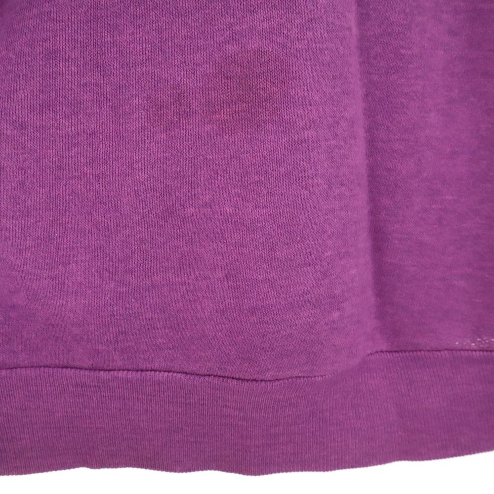 Vintage 70s 80s Made In USA Long Sleeve Sweat Trainer M Purple Men's Used