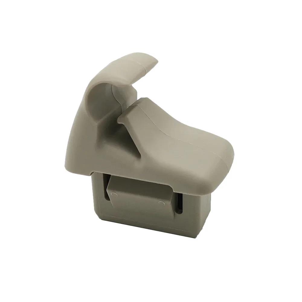 1Pc Gray Car Sun Visor Hook Clip Bracket Hanger MR654343 For Mitsubishi ASX Lancer EVO 10 Pajero3 V70 V60 2012-2014 2015 2016