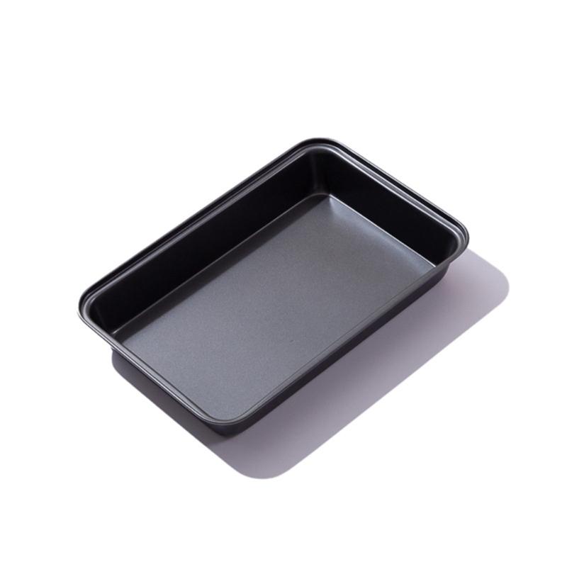 Nonstick Carbon Steel Roasting Tray Large Capacity Deep Cooking Pan Sheet for Baking Cakes Breads Even Heat Distribution